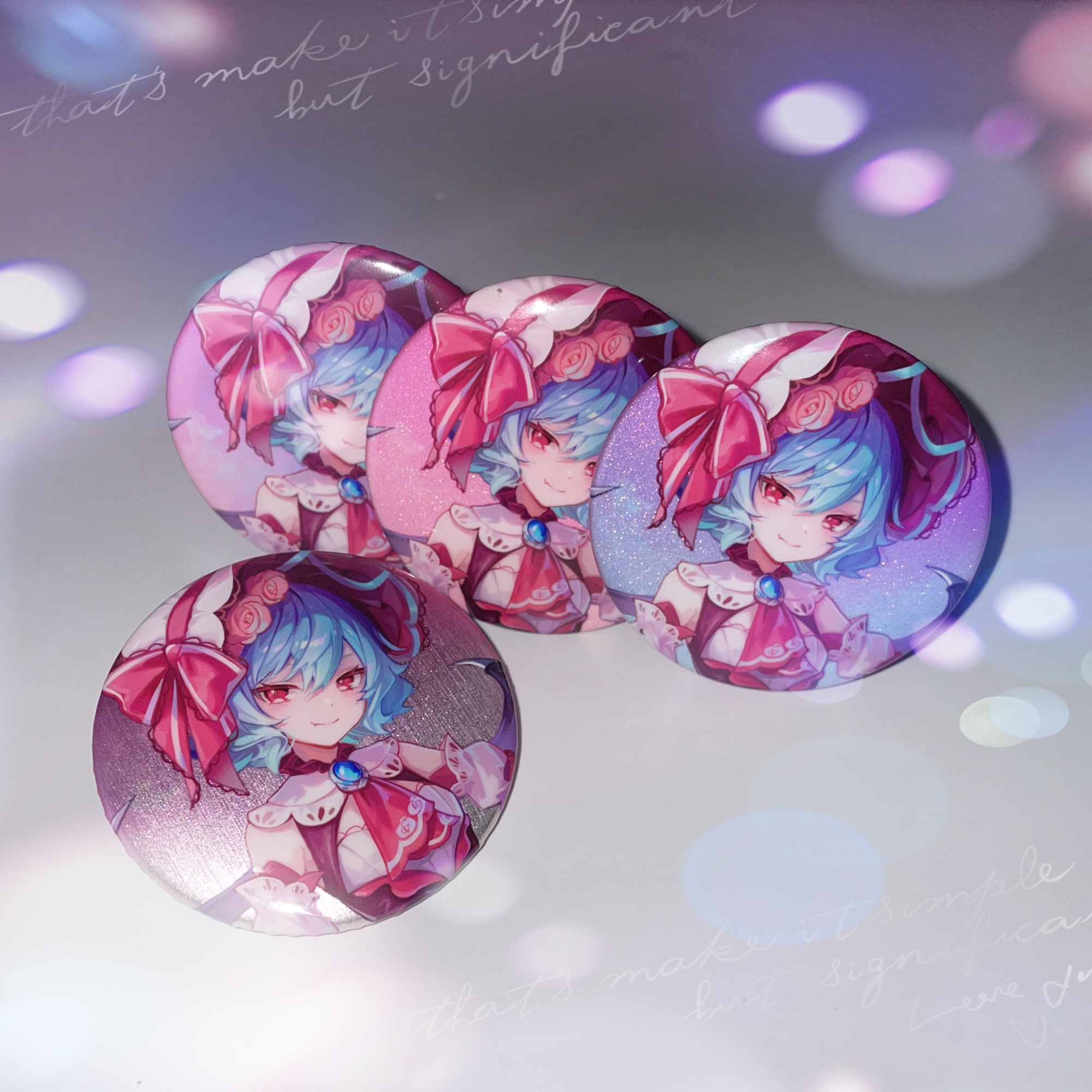 humidesignグリッターバッジ