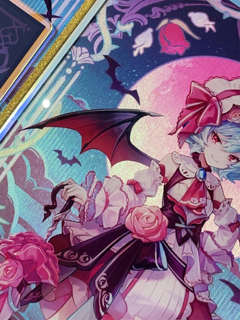 HumiShop レミリア・スカーレット　アクリルグリッター色紙　ホログラムエッジ　久蒼穹